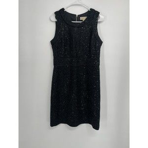 MICHAEL Michael Kors BLACK SHIMMERY SEQUIN DRESS SIZE‎ 8